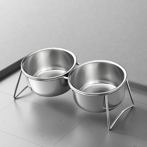 Elevated Stainless Steel Pet Bowl Stand