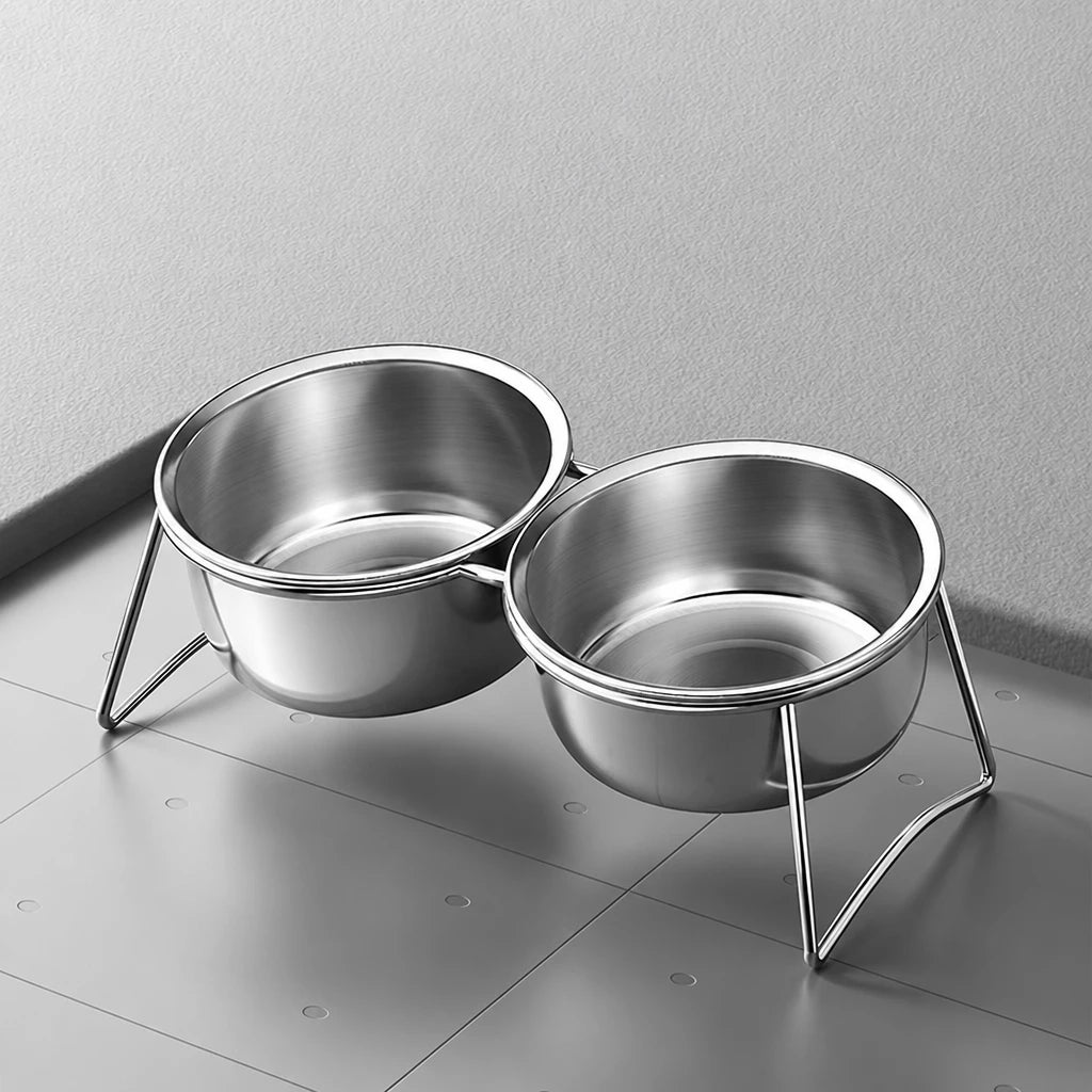 Elevated Stainless Steel Pet Bowl Stand