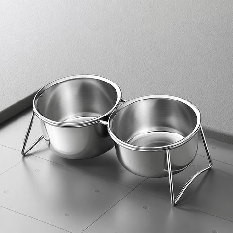 Elevated Stainless Steel Pet Bowl Stand