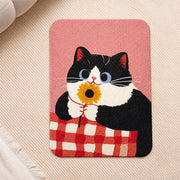 Vertical Adhesive Felt Cat Scratcher Mat for Walls & Furniture