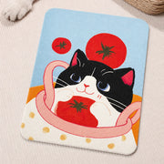 Vertical Adhesive Felt Cat Scratcher Mat for Walls & Furniture