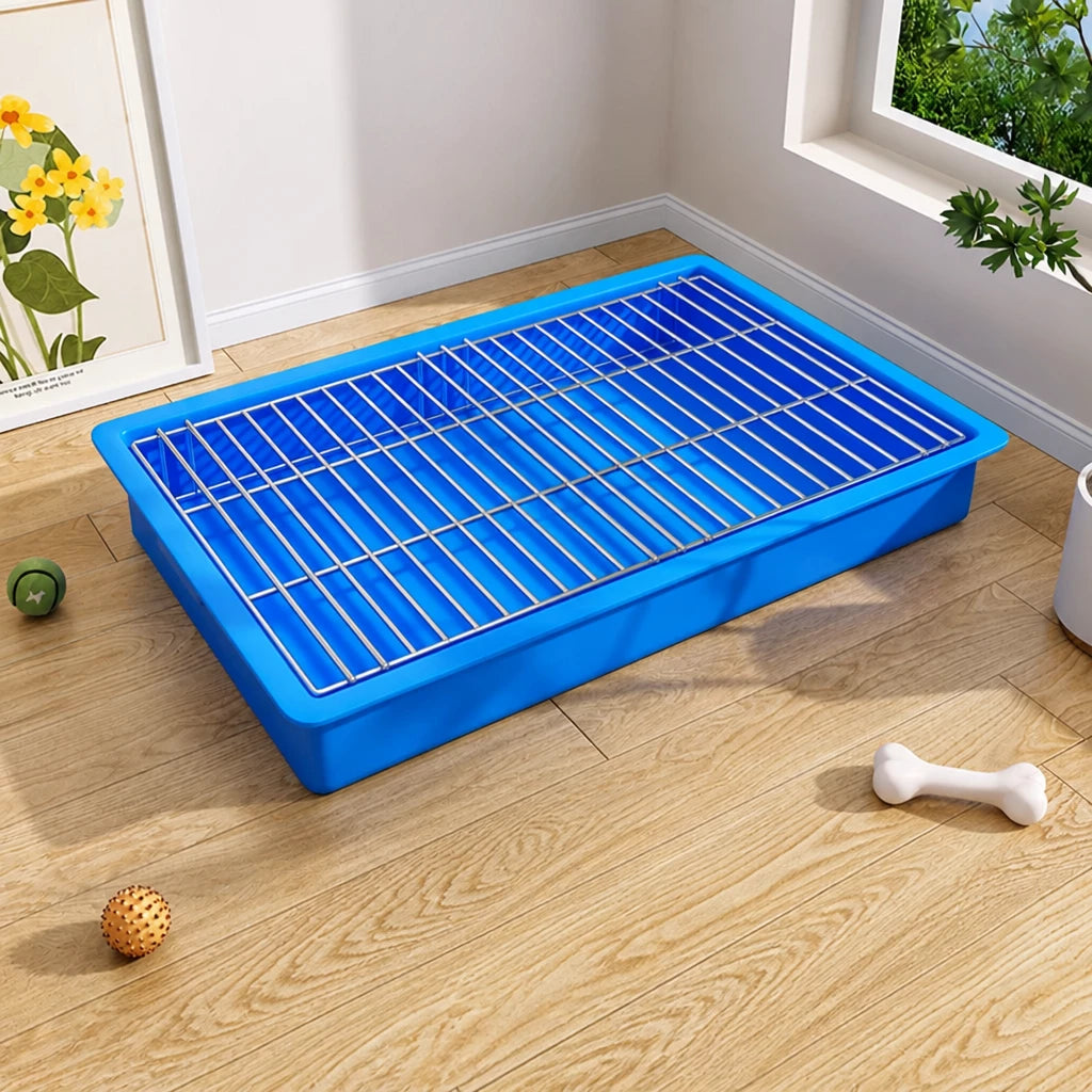 Dog Potty Training Tray with Grate