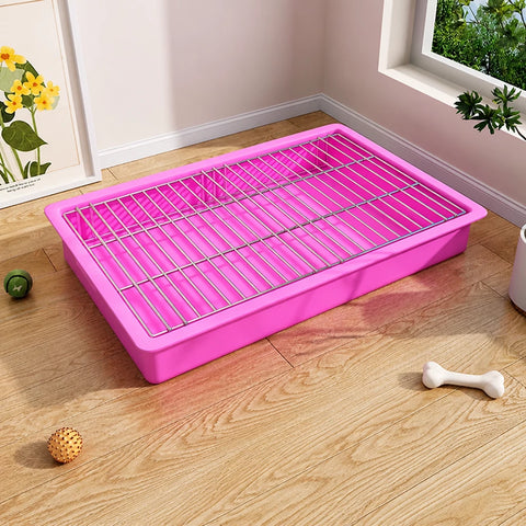 Dog Potty Training Tray with Grate