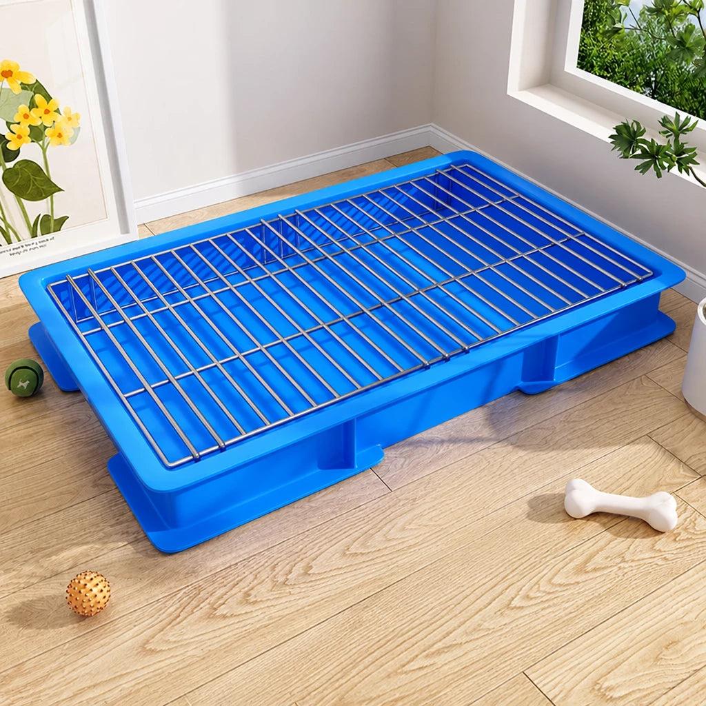 Dog Potty Training Tray with Grate