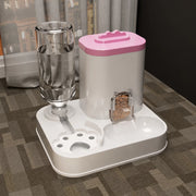 Automatic Pet Feeder with Water Bowl