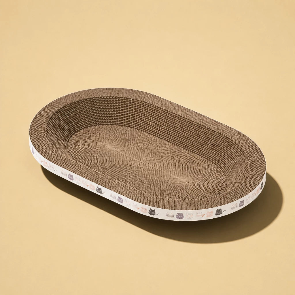 Corrugated Cardboard Cat Scratcher Lounge