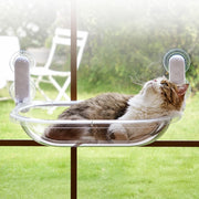 Transparent Foldable Capsule-Style Cat Window Hammock