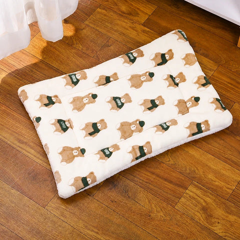 Three-Layer Pet Bed Mat for Dogs & Cats