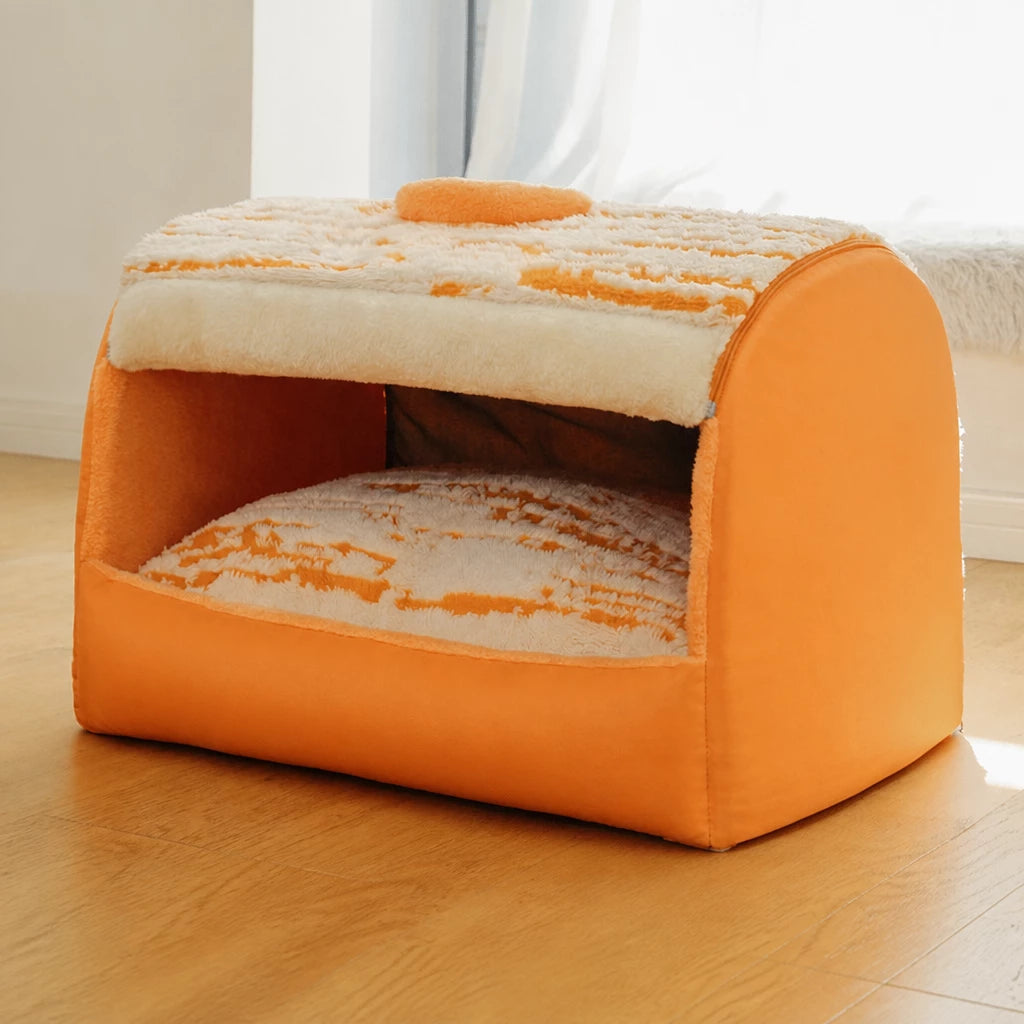 Pet Tent Bed with Removable Washable Cushion