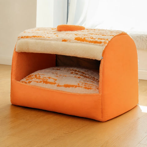 Pet Tent Bed with Removable Washable Cushion