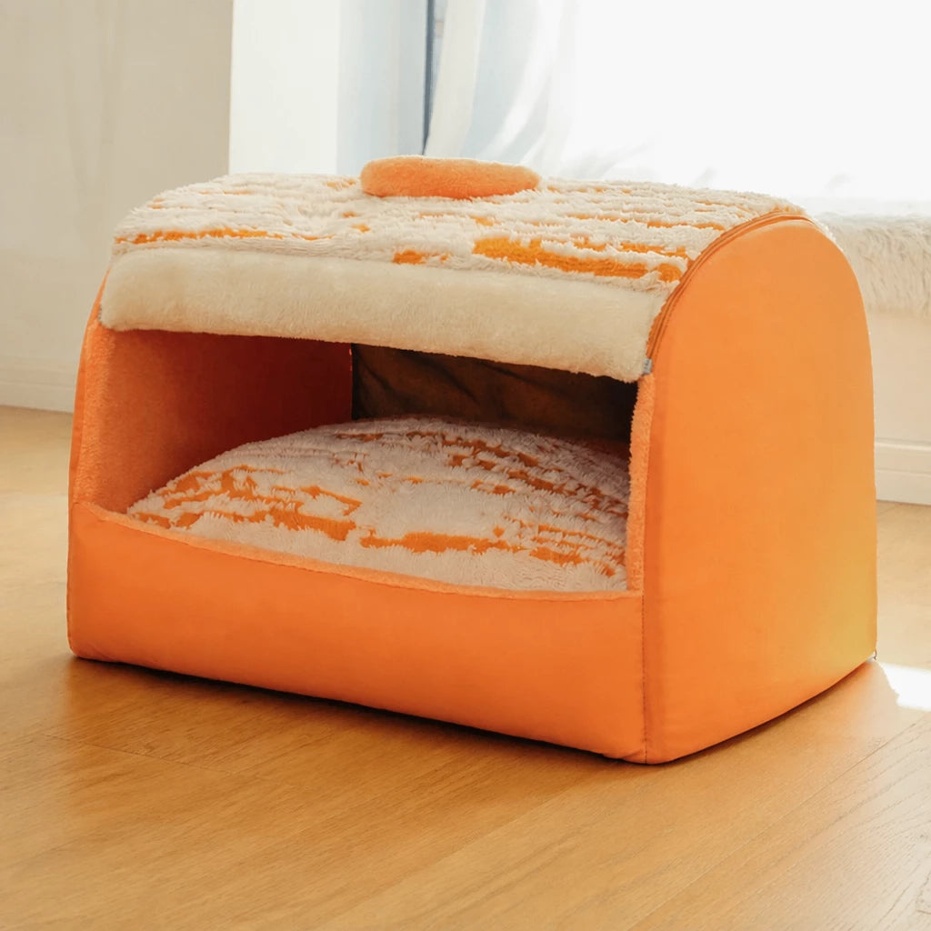 Pet Tent Bed with Removable Washable Cushion