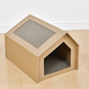 Corrugated Cardboard Cat House & Scratcher