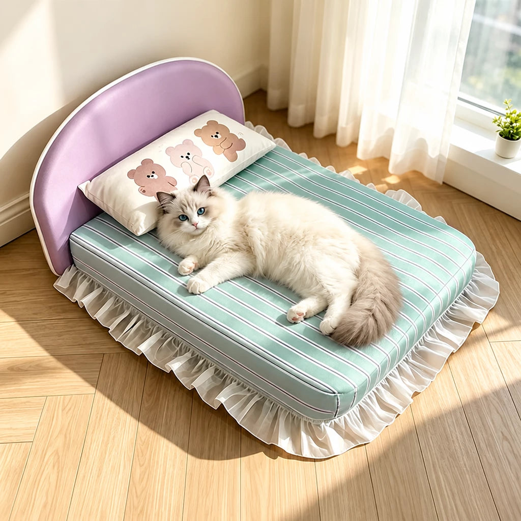 Waterproof Washable Pet Bed with Pillow