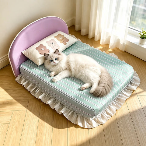 Waterproof Washable Pet Bed with Pillow