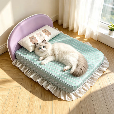 Waterproof Washable Pet Bed with Pillow
