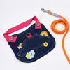 Denim-Style Nylon Pet Harness with Optional Leash for Small Pets
