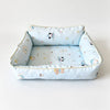 Washable Reversible Pet Bed for Small Dogs & Cats