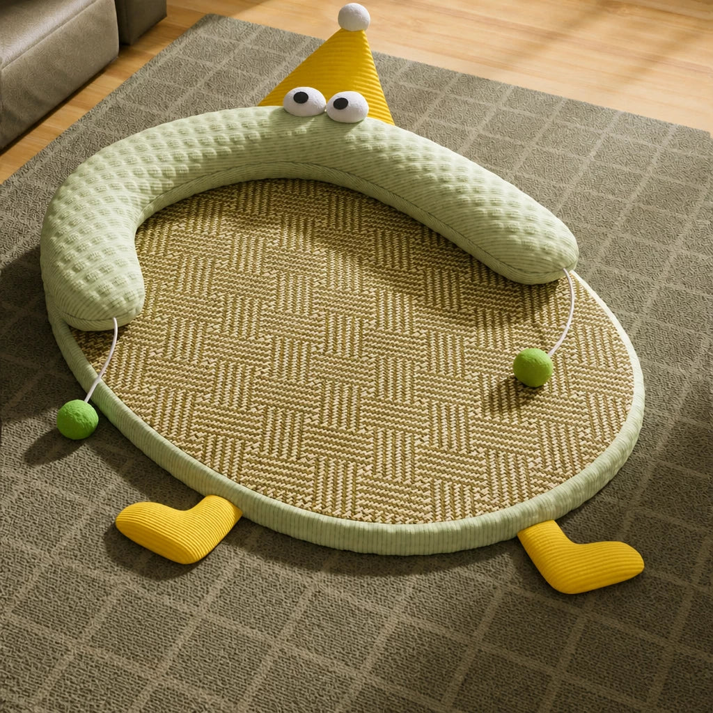 Low-Profile Pet Bed Mat for Cats and Dogs