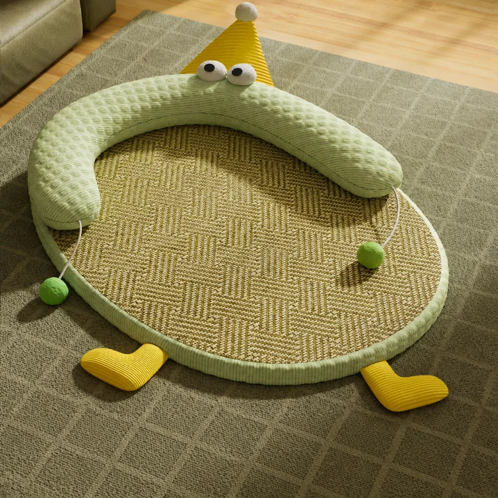 Low-Profile Pet Bed Mat for Cats and Dogs
