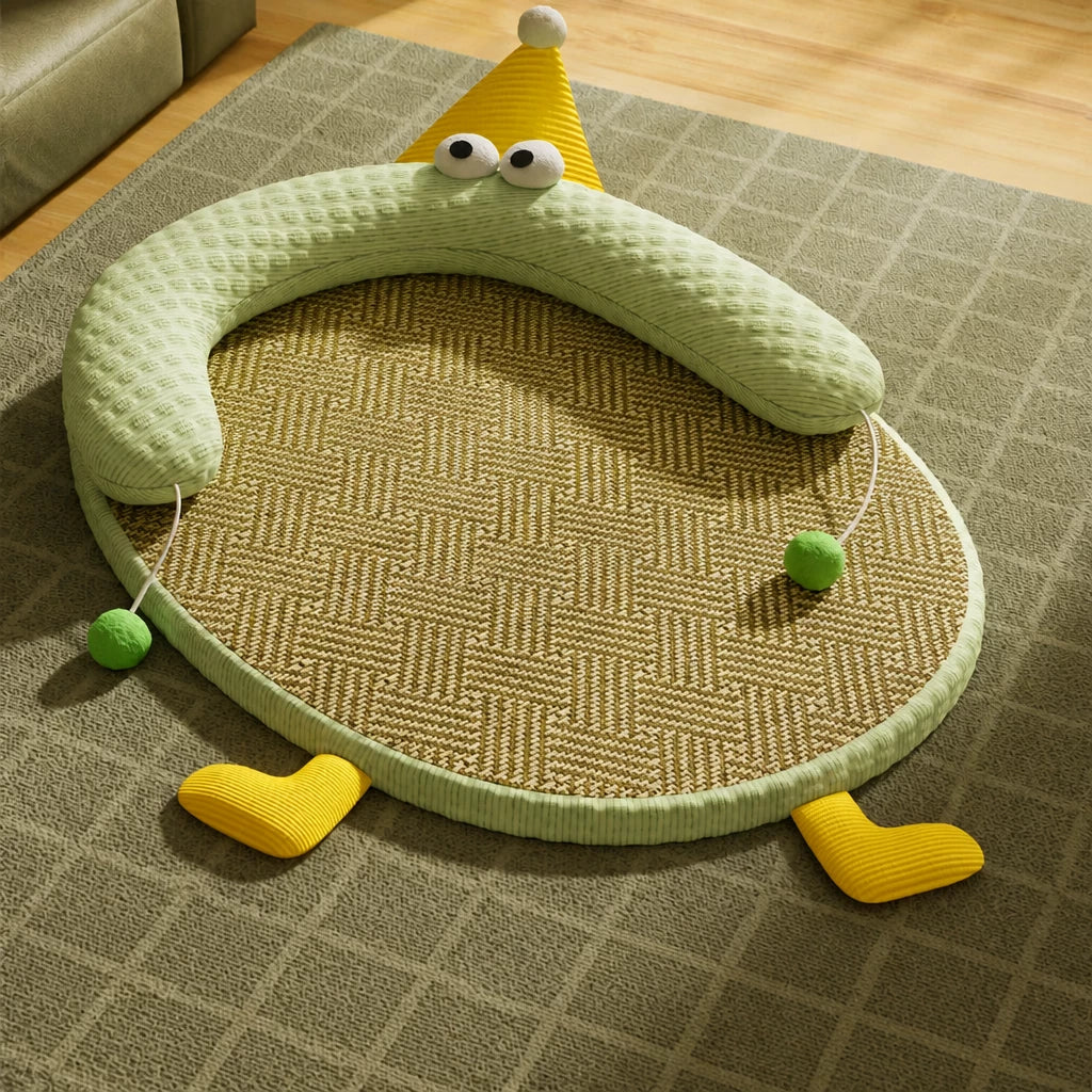 Low-Profile Pet Bed Mat for Cats and Dogs