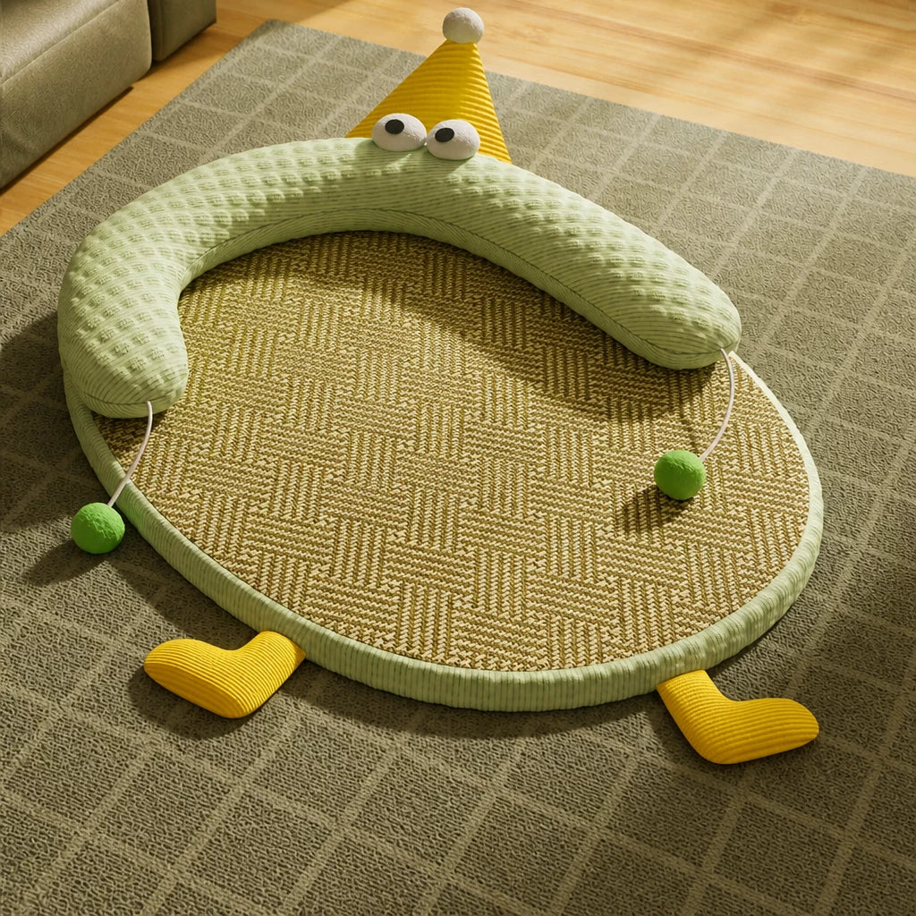 Low-Profile Pet Bed Mat for Cats and Dogs