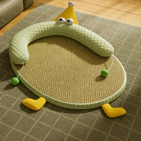 Low-Profile Pet Bed Mat for Cats and Dogs
