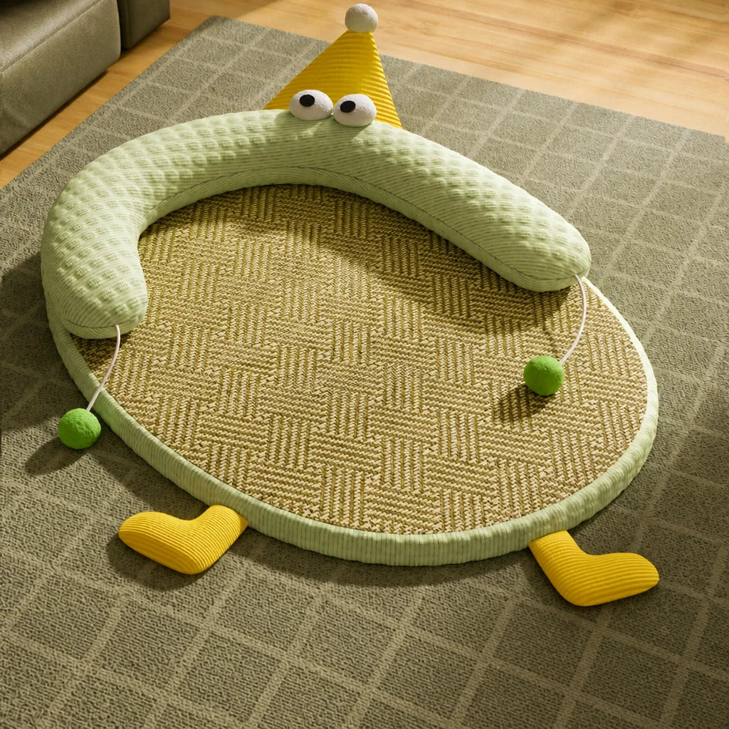 Low-Profile Pet Bed Mat for Cats and Dogs