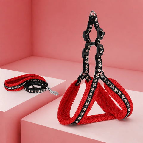 Small Dog Vest Harness and Leash Set