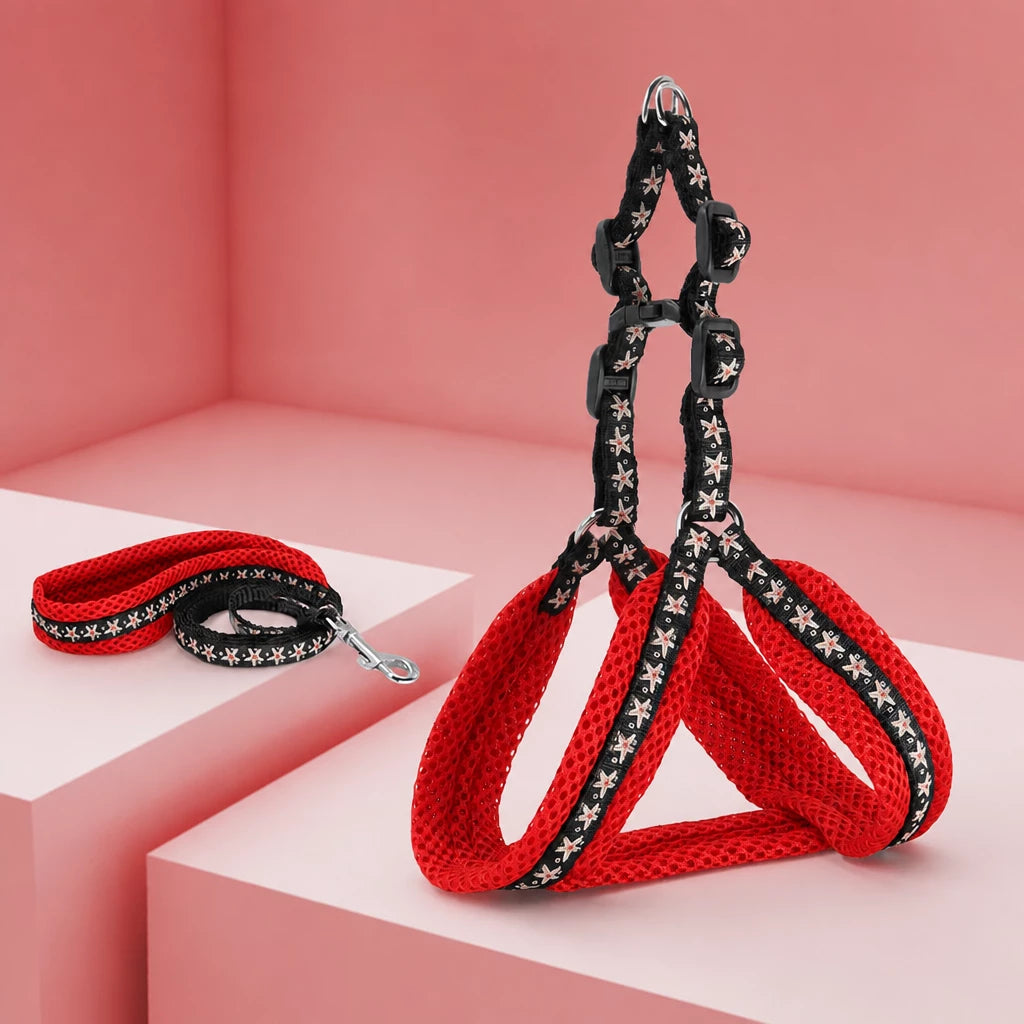 Small Dog Vest Harness and Leash Set