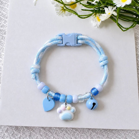 Adjustable Pet Collar with Bell for Cats & Dogs