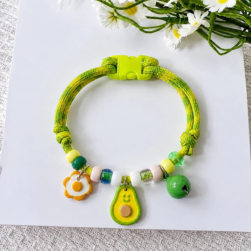 Adjustable Pet Collar with Bell for Cats & Dogs