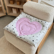 Heart-Shaped Pet Mat for Cats and Dogs