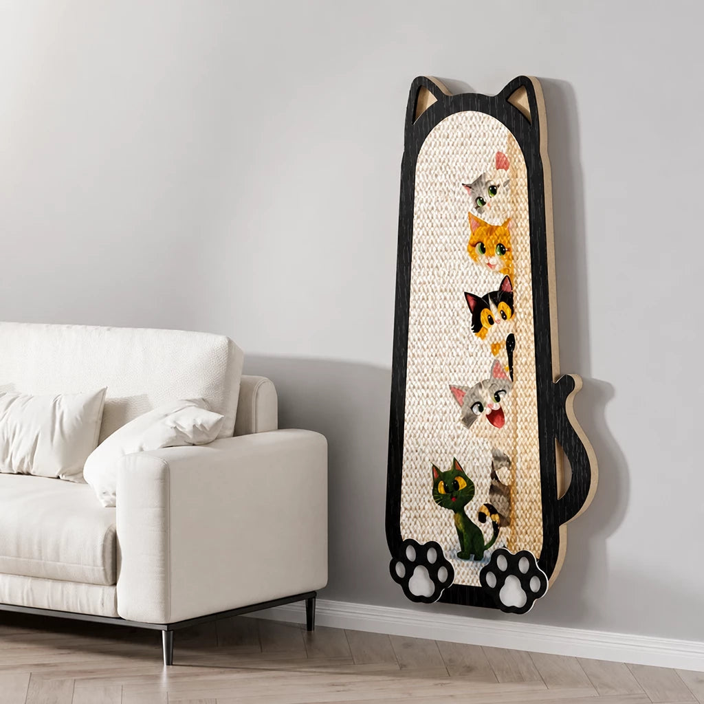 Wall-Mounted Sisal Cat Scratcher