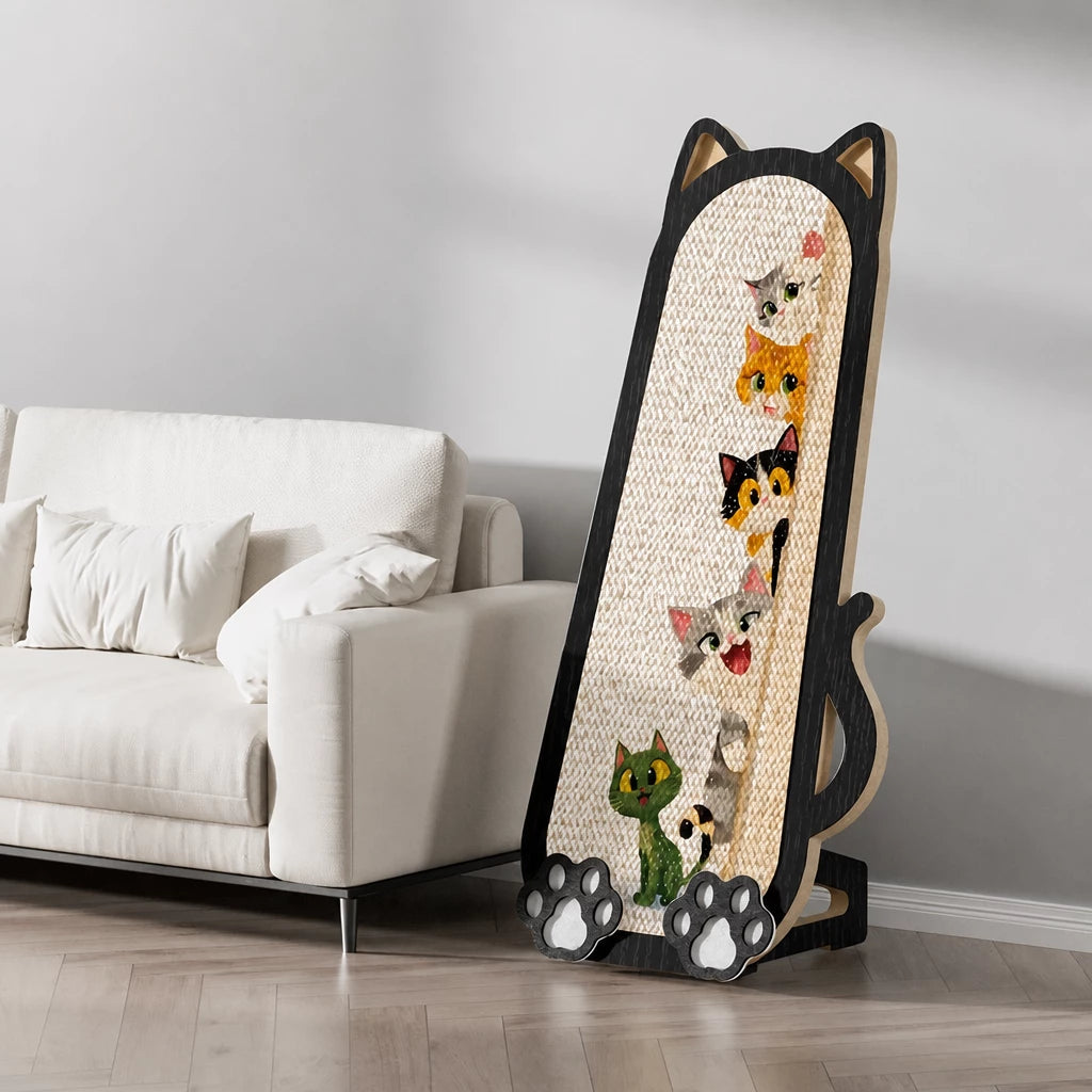 Wall-Mounted Sisal Cat Scratcher
