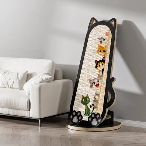 Wall-Mounted Sisal Cat Scratcher
