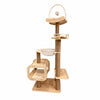 Cat Tree with Hideaway, Scratching Post and Toy