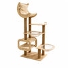 Cat Tree with Hideaway, Scratching Post and Toy