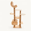 Cat Tree with Hideaway, Scratching Post and Toy