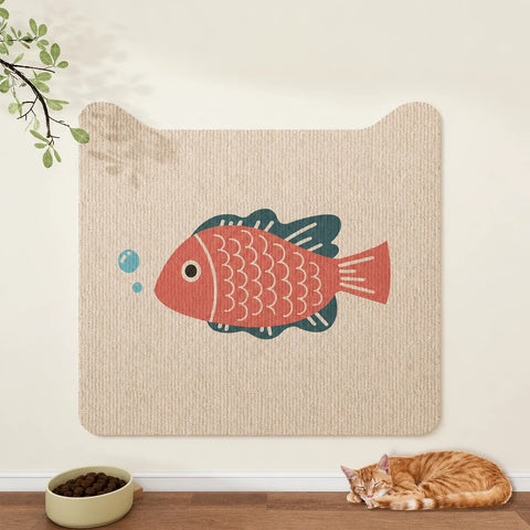 Self-Adhesive Cat Scratching Mat for Doors and Furniture