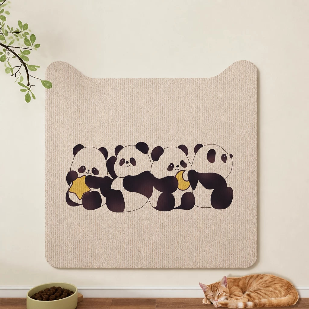 Self-Adhesive Cat Scratching Mat for Doors and Furniture
