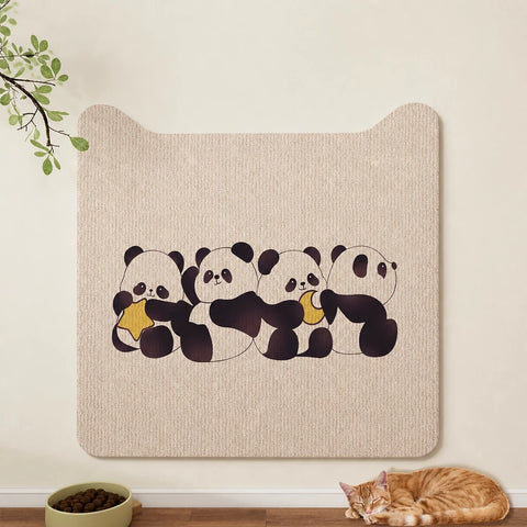 Self-Adhesive Cat Scratching Mat for Doors and Furniture