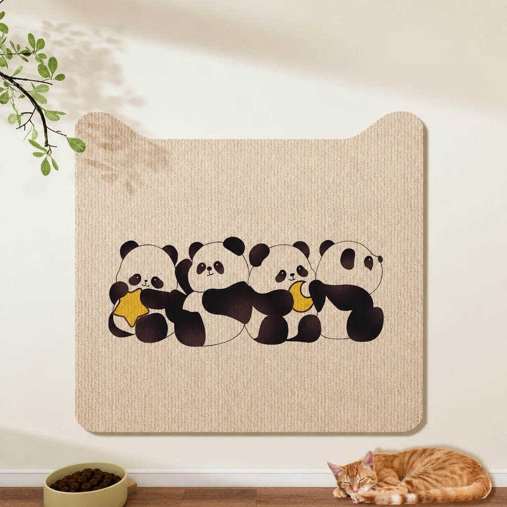 Self-Adhesive Cat Scratching Mat for Doors and Furniture