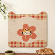Self-Adhesive Cat Scratching Mat for Doors and Furniture
