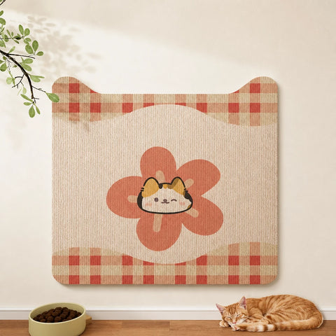 Self-Adhesive Cat Scratching Mat for Doors and Furniture