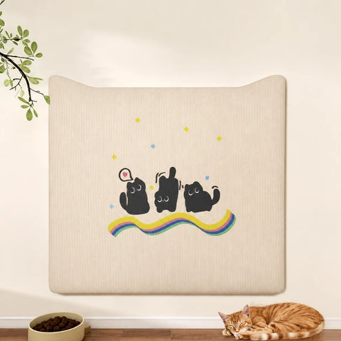 Self-Adhesive Cat Scratching Mat for Doors and Furniture