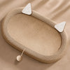 Sisal Cat Scratcher Bed with Built-In Lounging Space