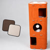 4-Tier Cat Tree with Enclosed House and Scratch Pad