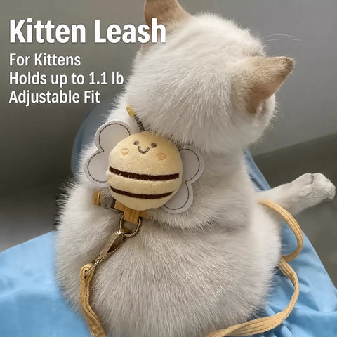 H-Style Harness and Leash Set for Kittens