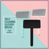 Pet Pin Brush for Detangling and Fluffing