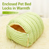 Enclosed Pet Bed for Cats & Small Dogs